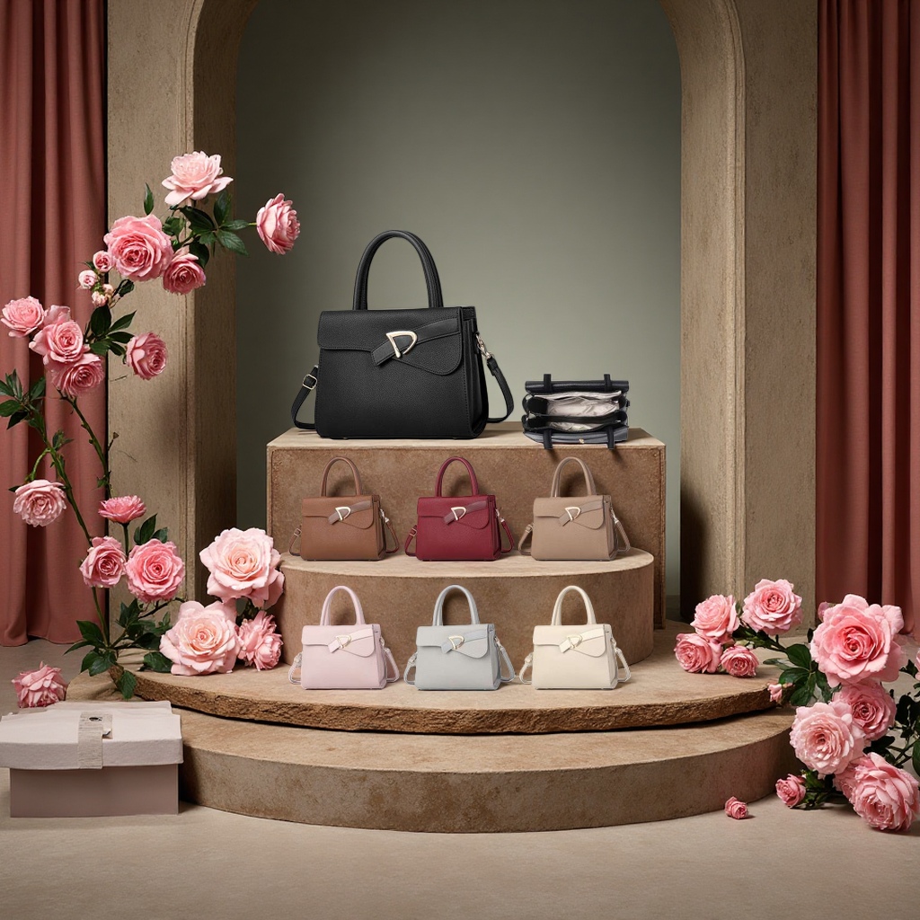 121-YP1819-9 Women's fashion bag, waterproof tote women's bag, faux leather sheepskin women's bag details Picture