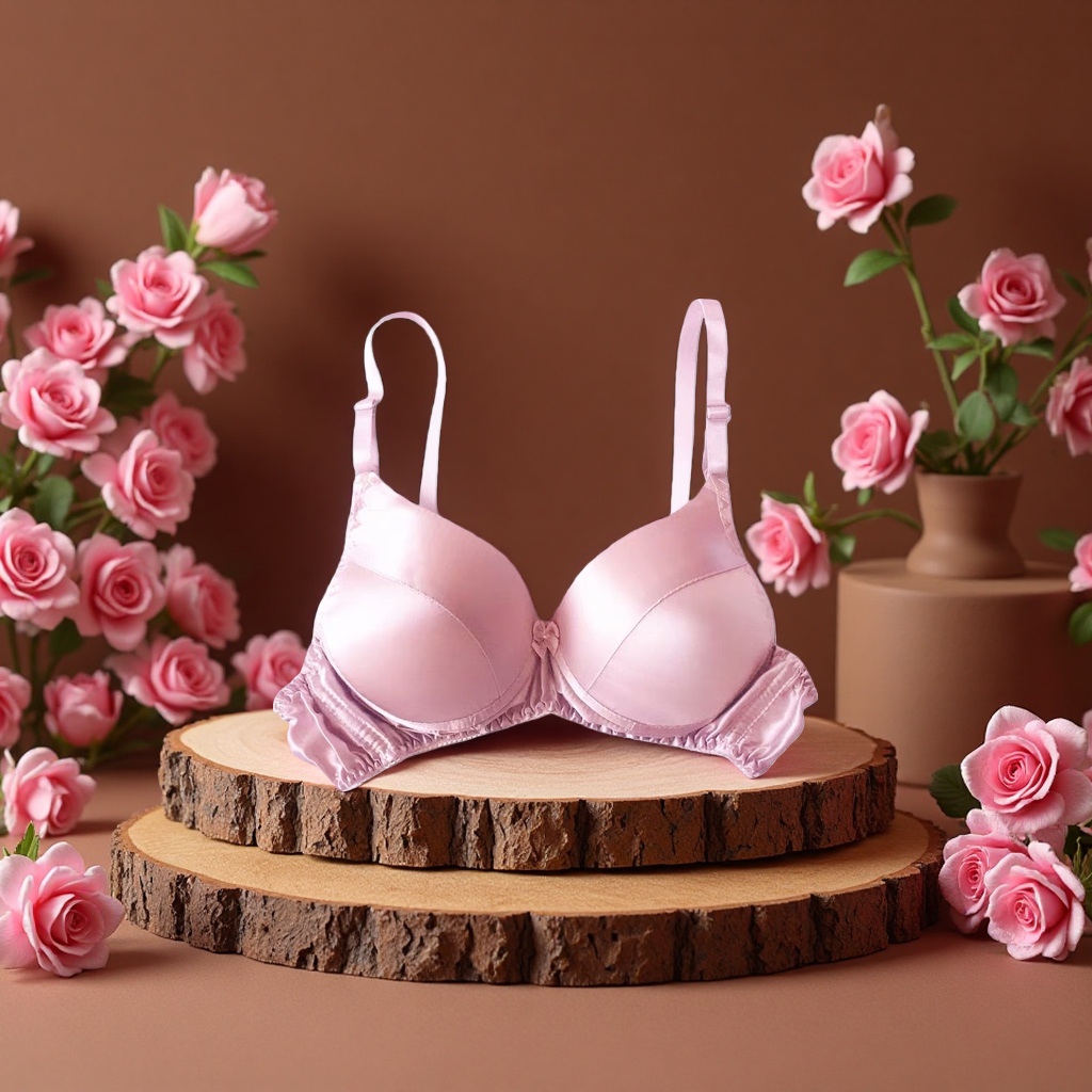 Silk regular bras are comfortable, breathable, soft and close-fitting underwear
