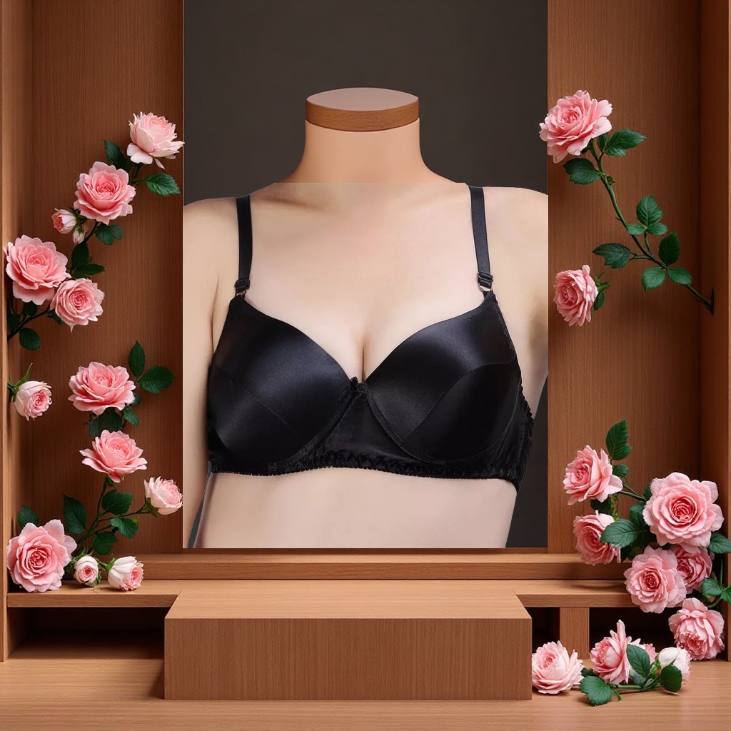 Silk regular bras are comfortable, breathable, soft and close-fitting underwear Specification image