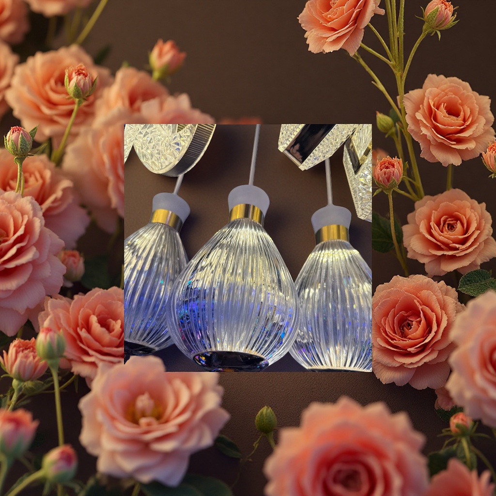 简约北欧吊灯客厅餐厅现代吸顶灯卧室多功能节能照明产品图