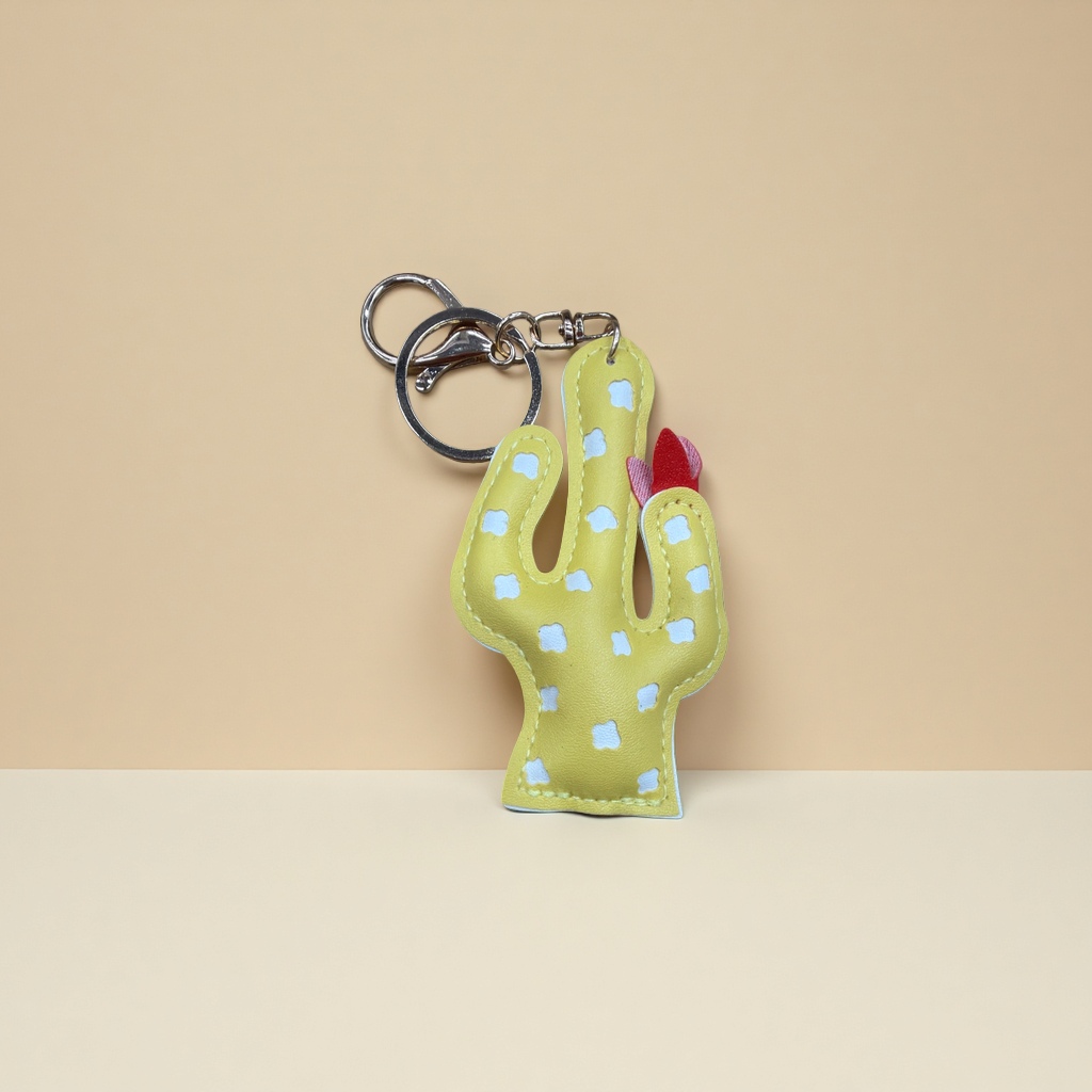 钥匙扣挂件可爱仙人掌挂饰车载装饰品汽车挂件钥匙扣