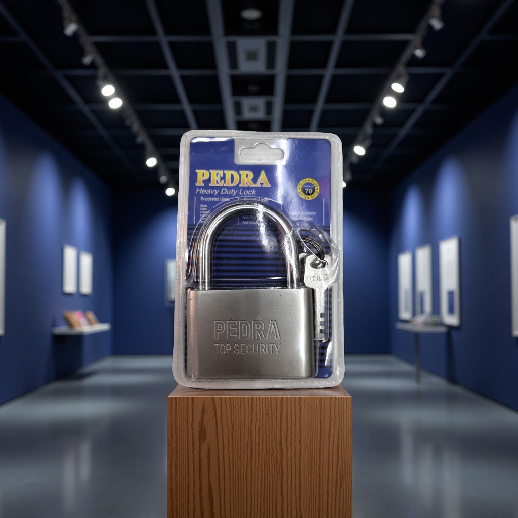 padlock 挂锁 70MM大元角定标双炮4K