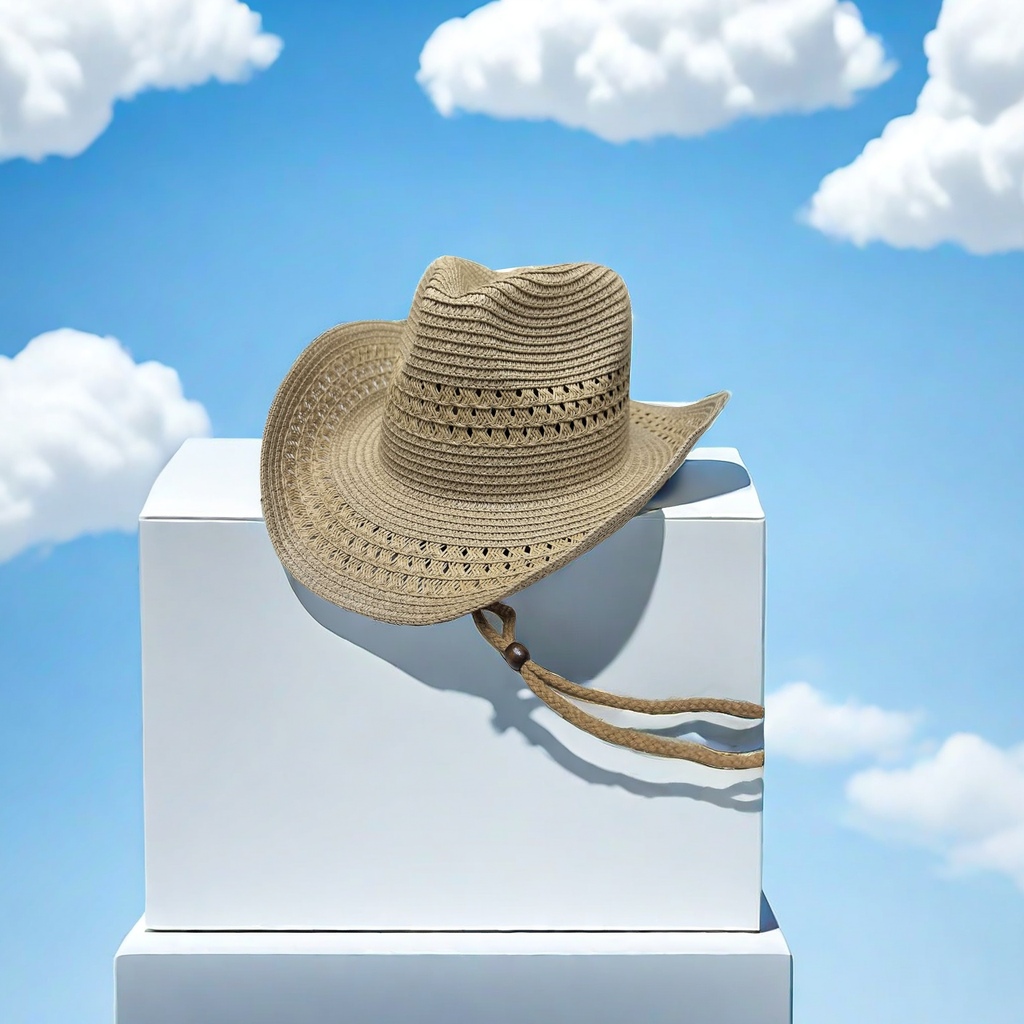 Summer new straw-woven hats, denim series, straw hats, Panama hats, sun protection and shade hats, beach vacation and beach hats, suitable for both men and women, suitable for outdoor travel and hiking pic 2