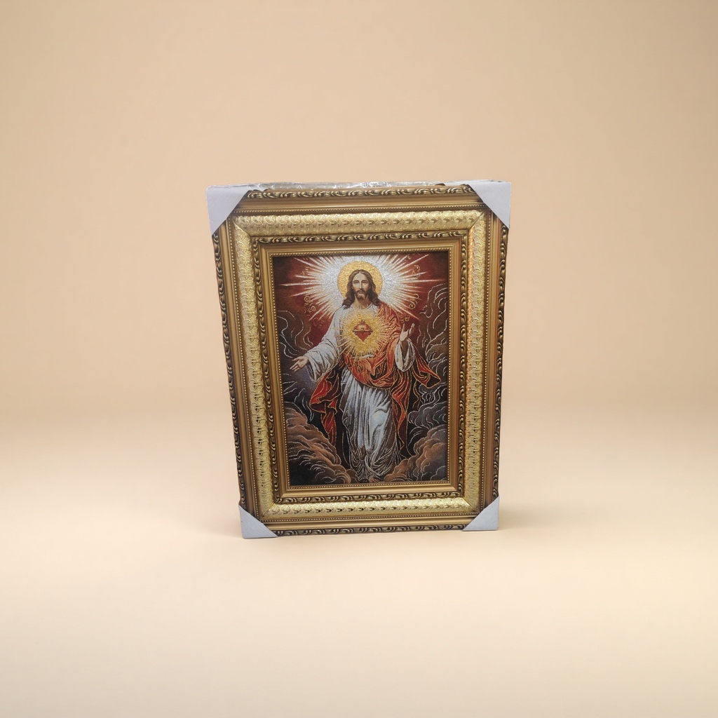 Religious supplies decorative paintings, embroidery craft decorative paintings, bedroom fabric murals, picture frames, decorative paintings Specification image