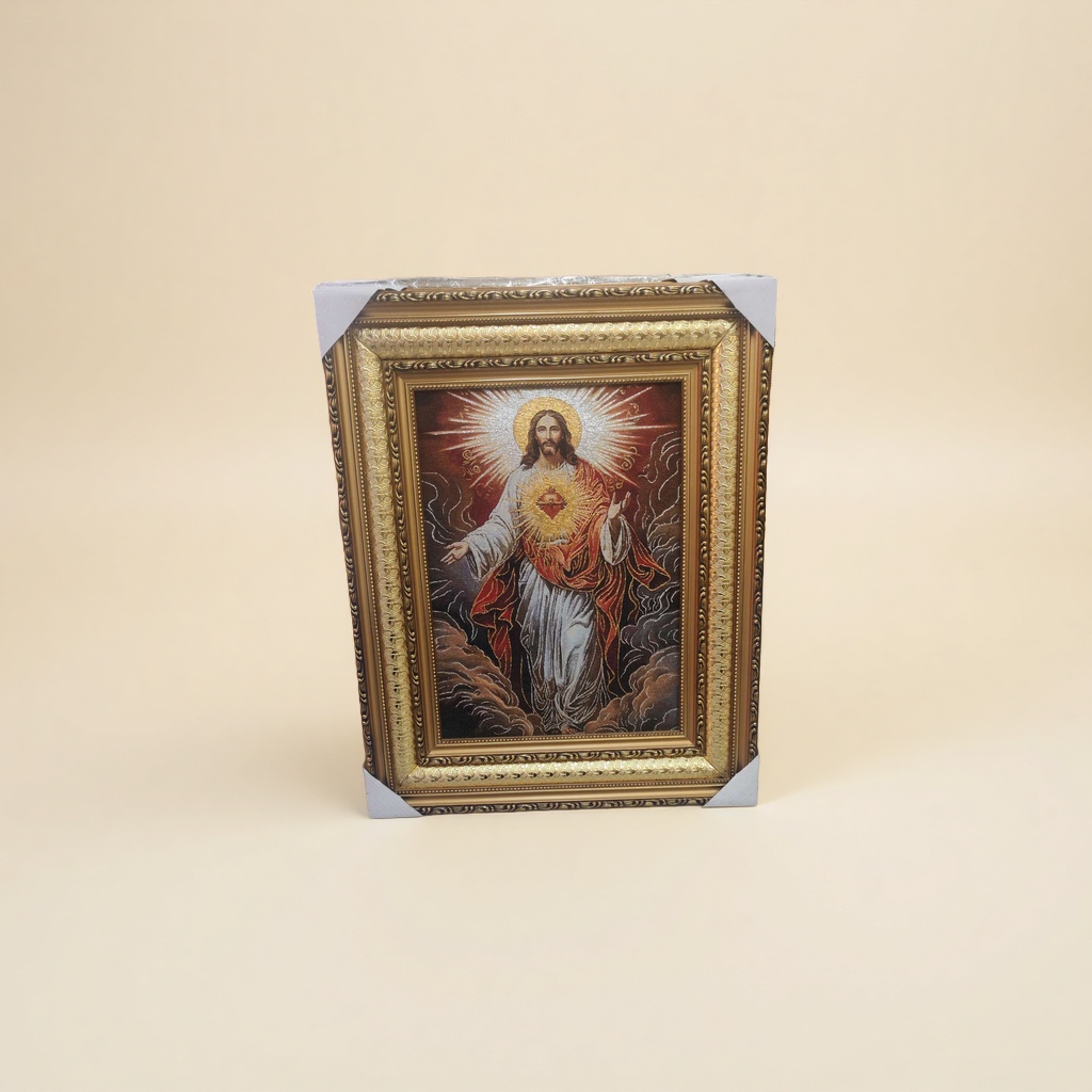 Religious supplies decorative paintings, embroidery craft decorative paintings, bedroom fabric murals, picture frames, decorative paintings details Picture