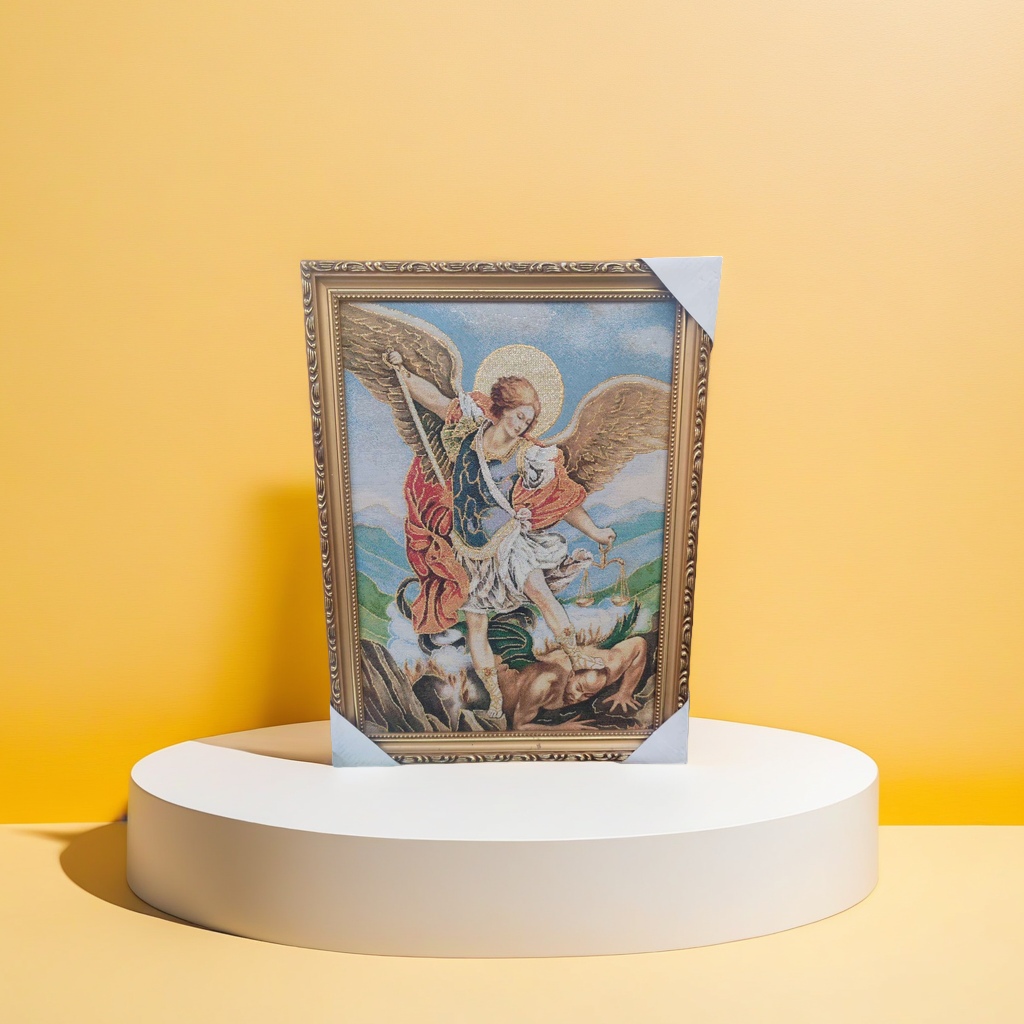 Religious supplies decorative paintings, embroidery craftsmanship, bedroom decorative picture frames, decorative art paintings Application Scenario