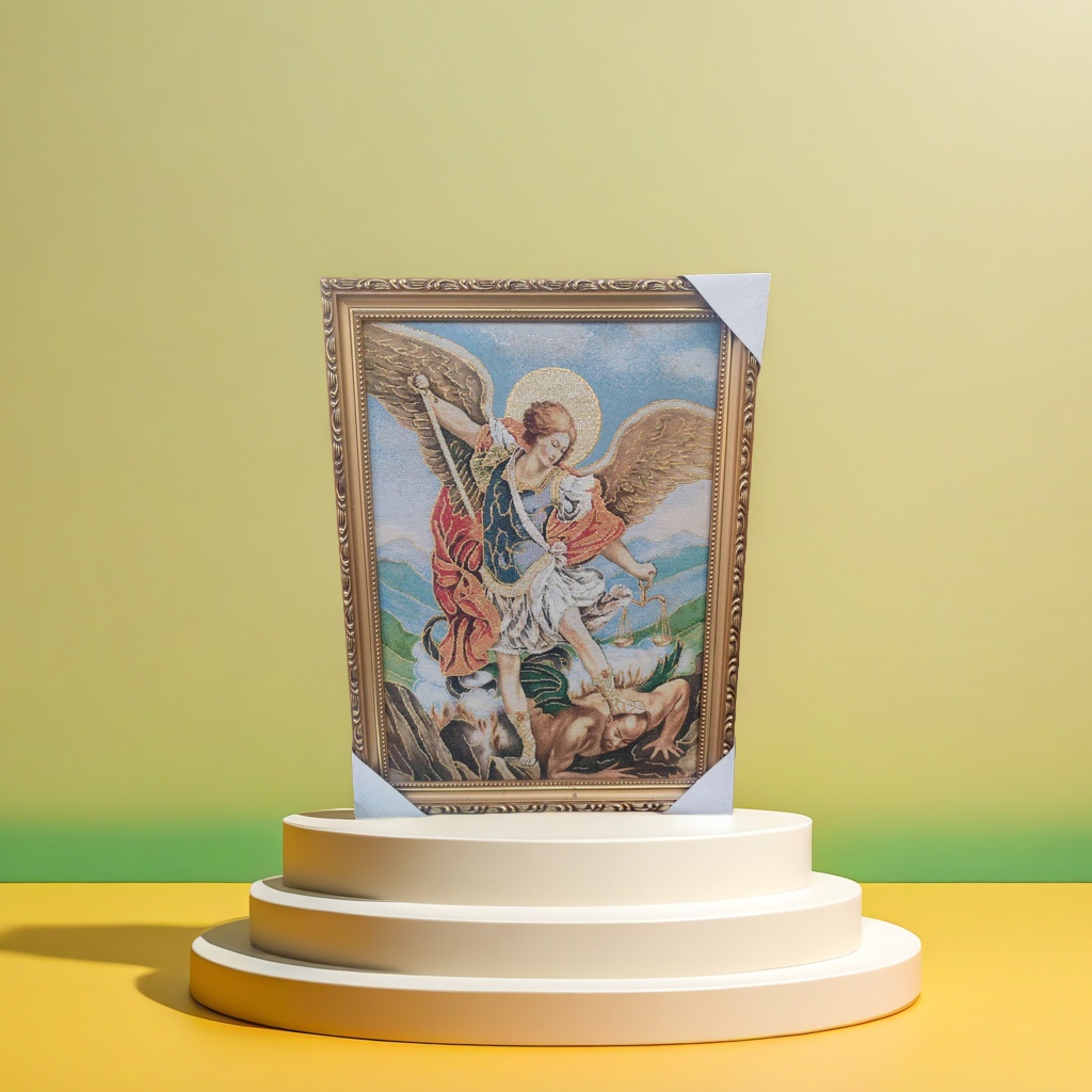 Religious supplies decorative paintings, embroidery craftsmanship, bedroom decorative picture frames, decorative art paintings details Picture