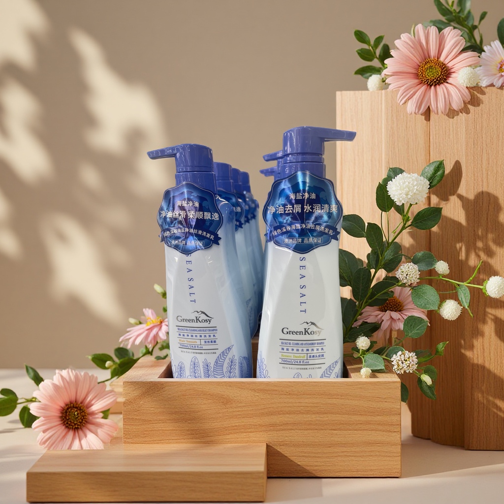 绿色溪谷700ml洗发乳产品图