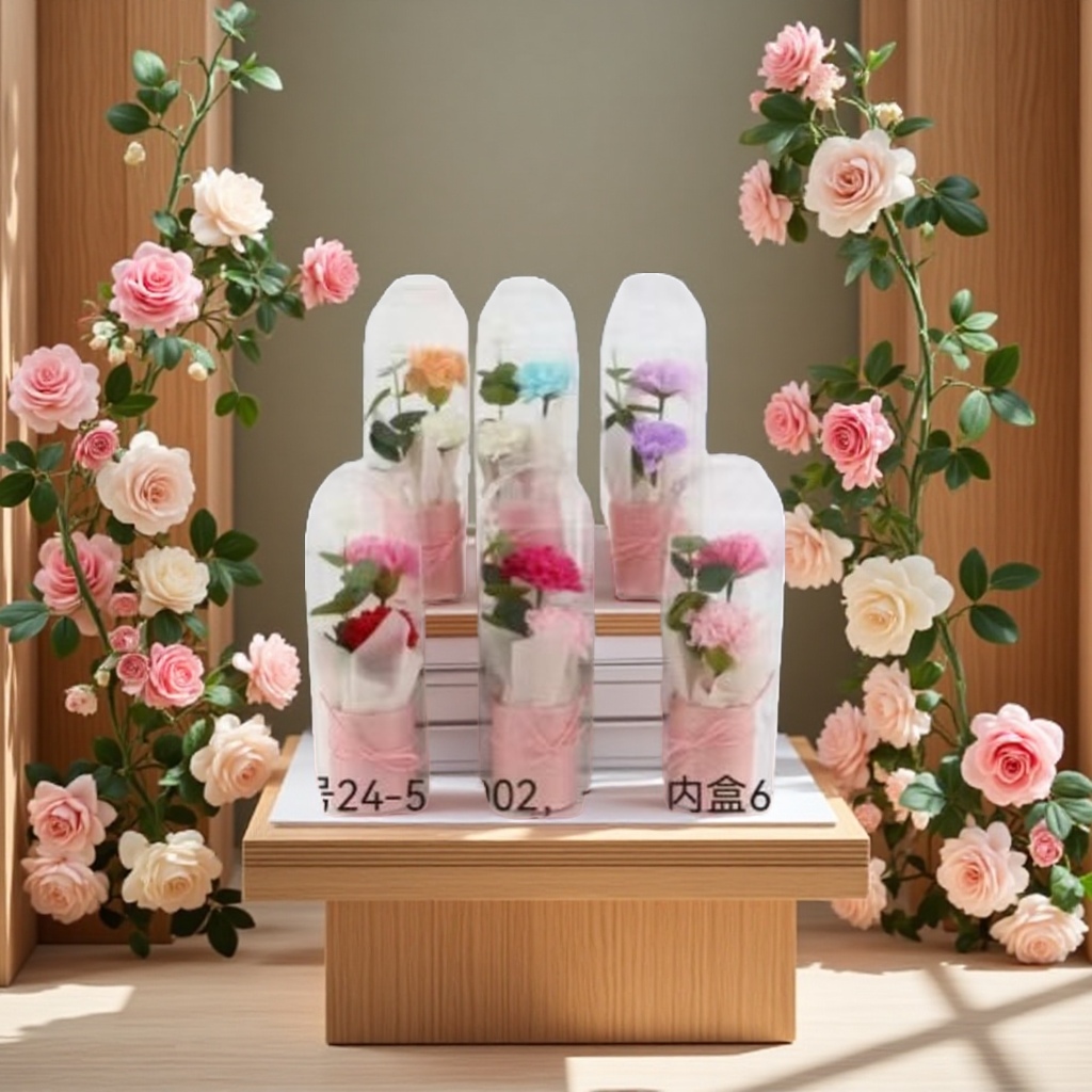 清新花束 情感鲜花 精美礼盒 送女友送妈妈 永生花装饰品