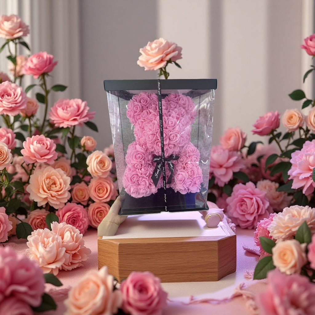清新花束 情感鲜花 精美礼盒 送女友送女友送老师 19枝玫瑰花细节图
