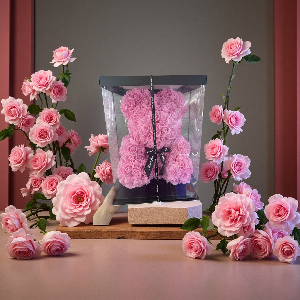 清新花束 情感鲜花 精美礼盒 送女友送女友送老师 19枝玫瑰花