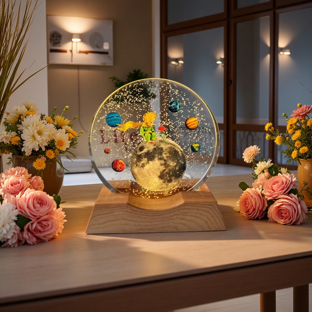 USB glass ornaments, night lights, warm and luminous decorative items, small household appliances Application Scenario