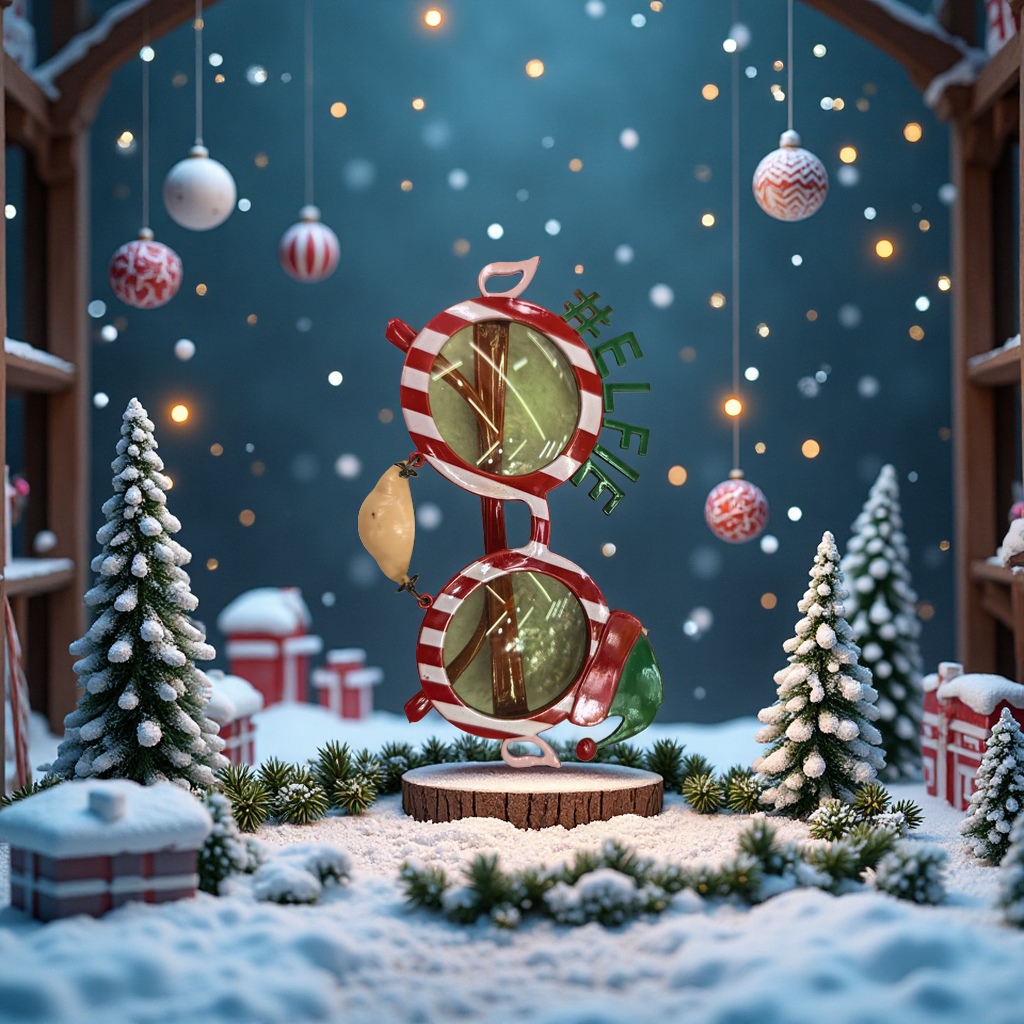圣诞装饰礼盒圣诞树挂饰雪花灯圣诞礼物套装