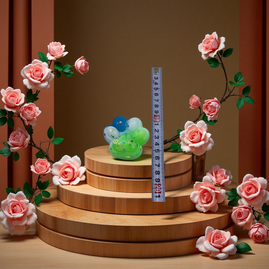 The three-color cat paw pinch and stress-relieving small toy for venting is sold directly by the manufacturer Application Scenario