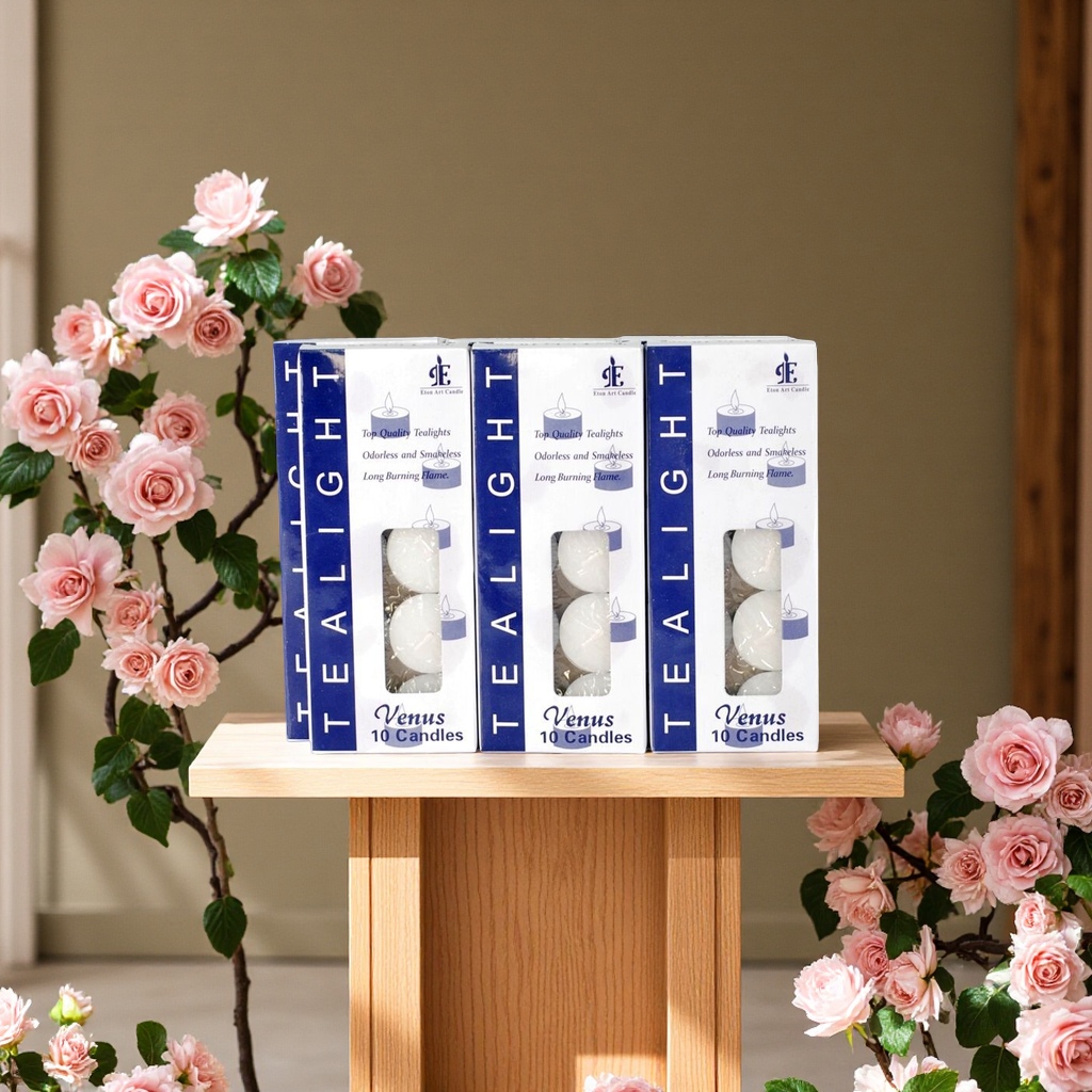 Jasmine scented candle 180g, with a delicate, fresh and natural fragrance, for home decoration