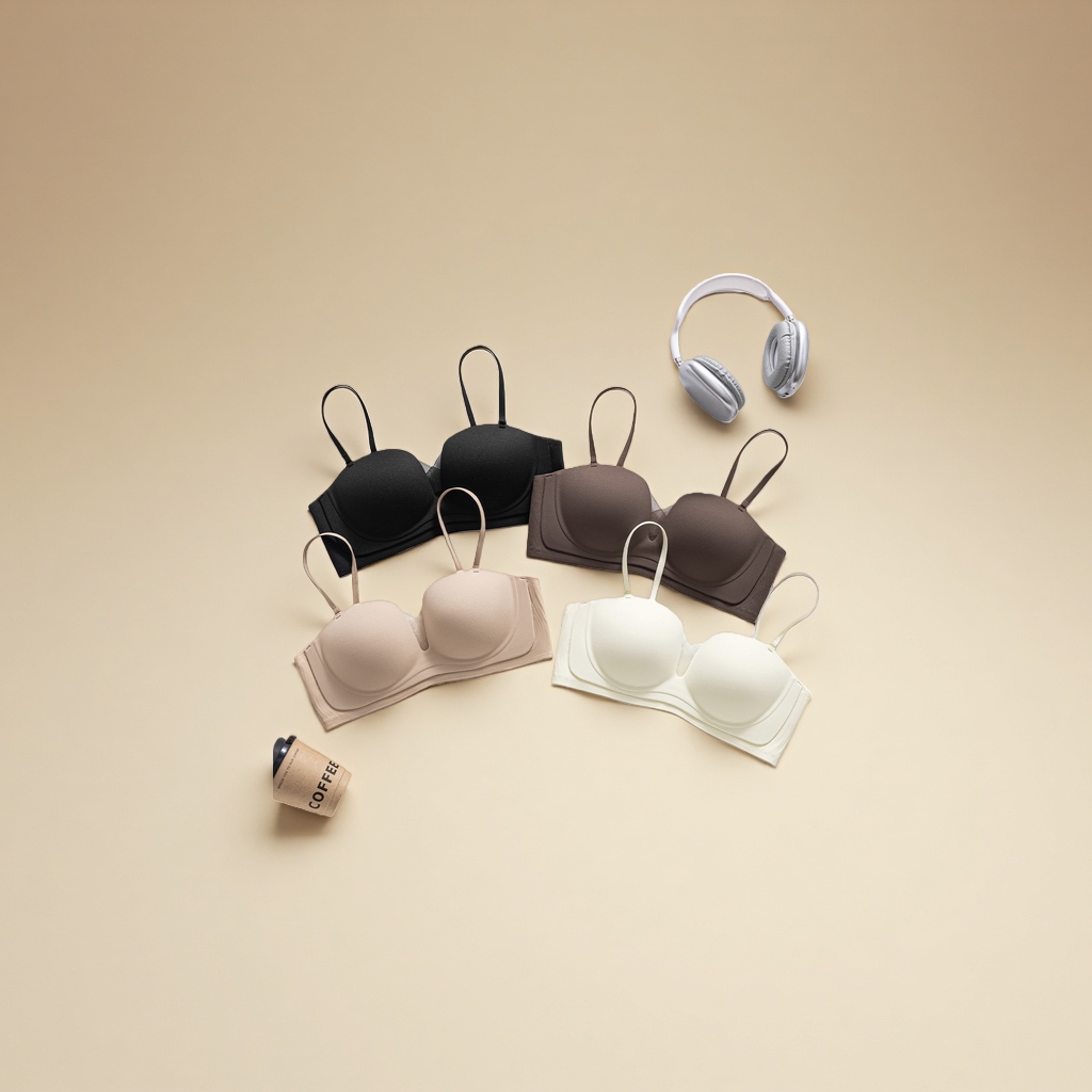 This bra is a comfortable, breathable and rip-free women's daily sports bra details Picture