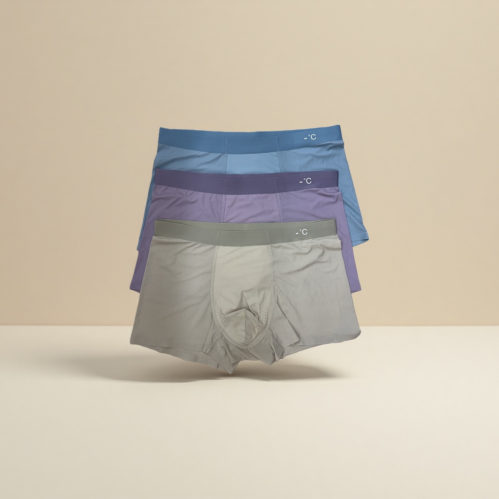 冰丝透气男士内裤舒适柔软日常款经典设计