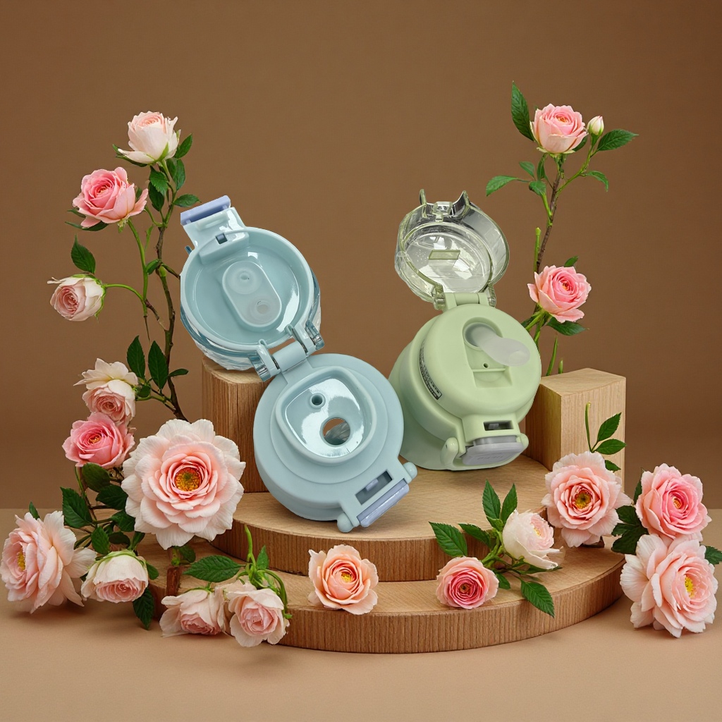 Adult student spring and summer double-drinking plastic cups, baby and mother eco-friendly Tritan material cups, plastic cups, water cups details Picture