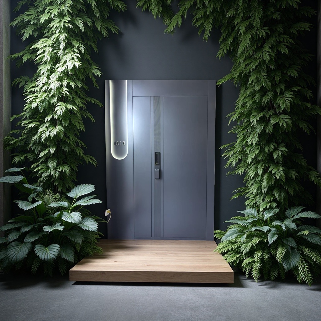 Villa electric door, anti-theft door, entrance door, wine cabinet, anti-picking door and window, security door, modern home design