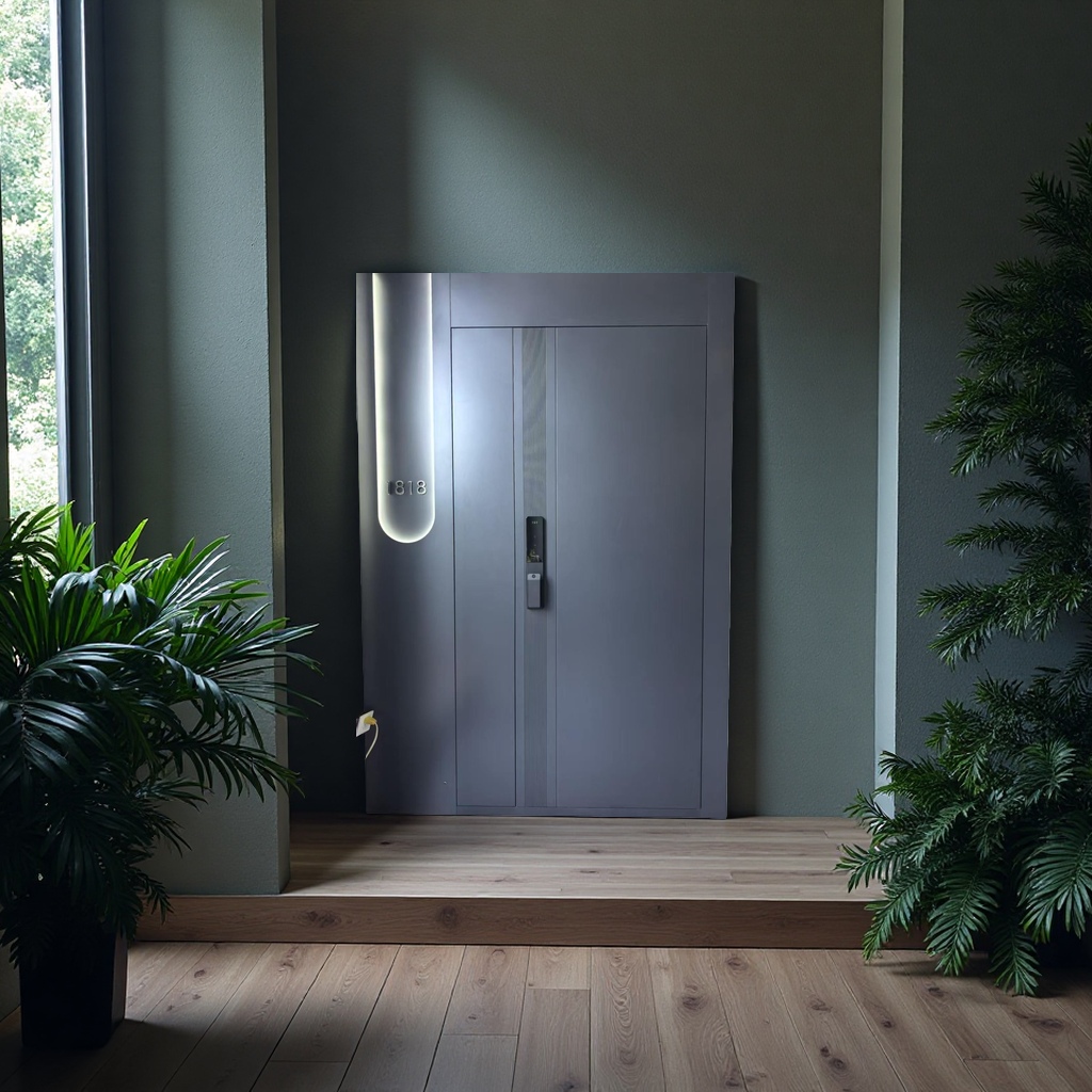 Villa electric door, anti-theft door, entrance door, wine cabinet, anti-picking door and window, security door, modern home design Application Scenario