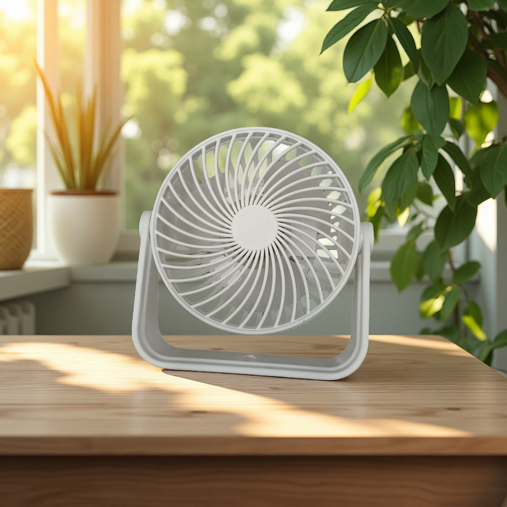 Small fan, student dormitory, indoor office, wall-mounted desktop electric fan details Picture