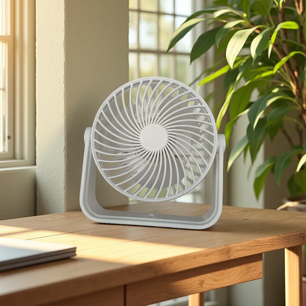 Small fan, student dormitory, indoor office, wall-mounted desktop electric fan