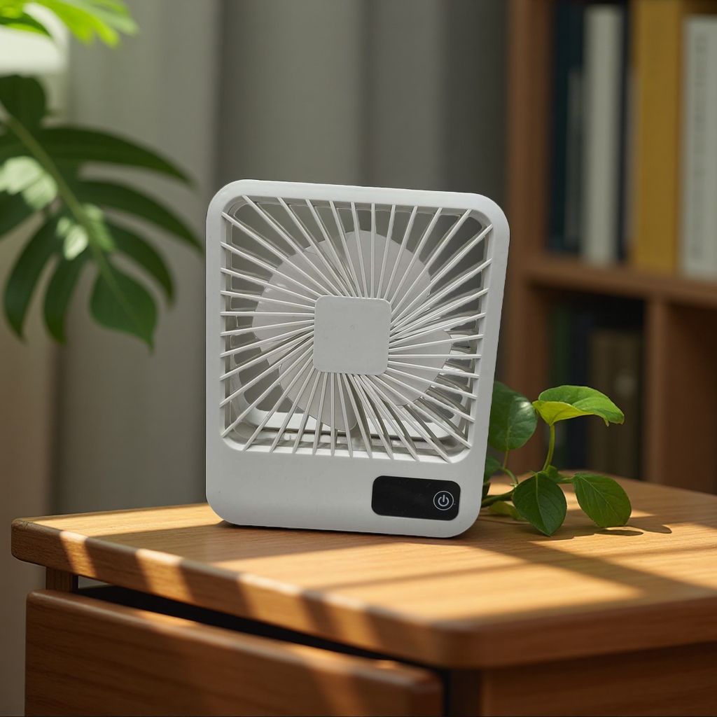 Portable desktop dual-purpose electric fan details Picture