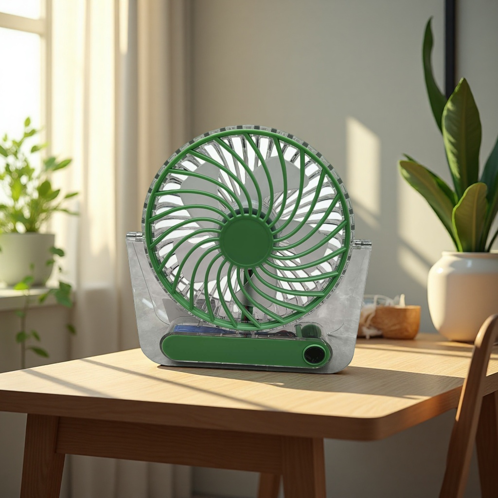 Folding card desktop fan Application Scenario