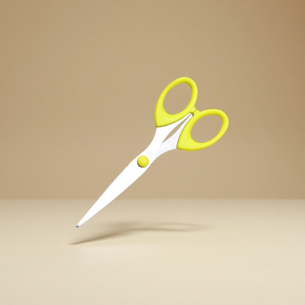 Household anti-slip stainless steel large thickened scissors for cutting paper, thread, cloth and flowers