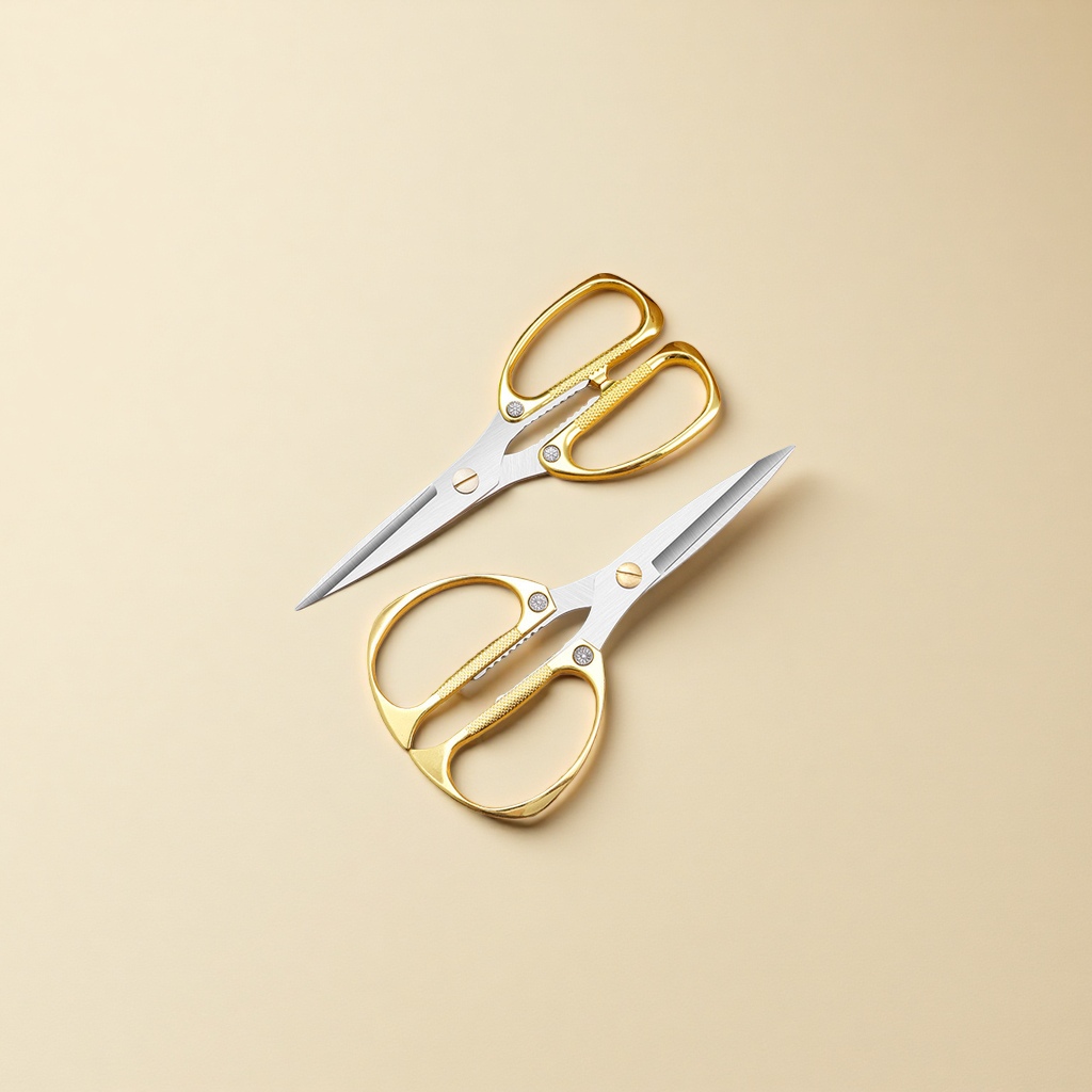 Stainless steel scissors for home use, cutting and office use, large size, thickened, sharp edge Application Scenario