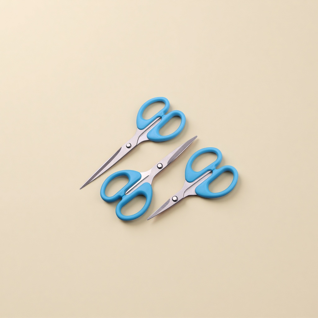 Stainless steel household tailor large thickened anti-slip handle for scissors details Picture