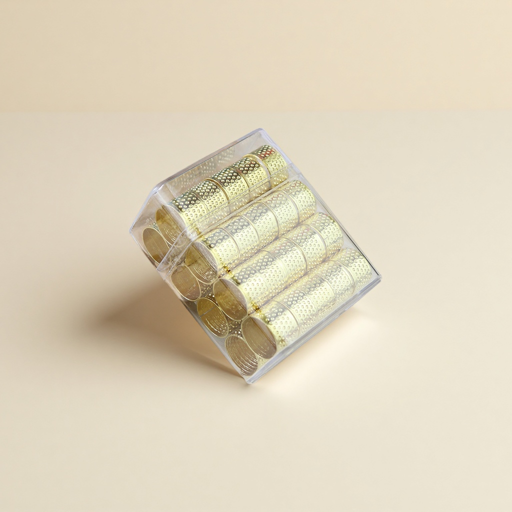 Boxed thimbles, needle clamps, top rings, sewing tools, household daily sewing accessories, small commodities Specification image