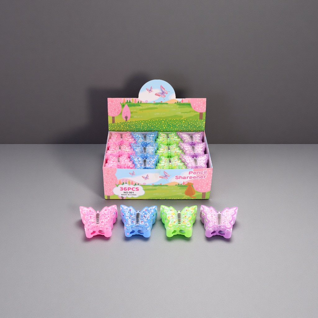 Children's safety pencil sharpener anti-cutting student stationery