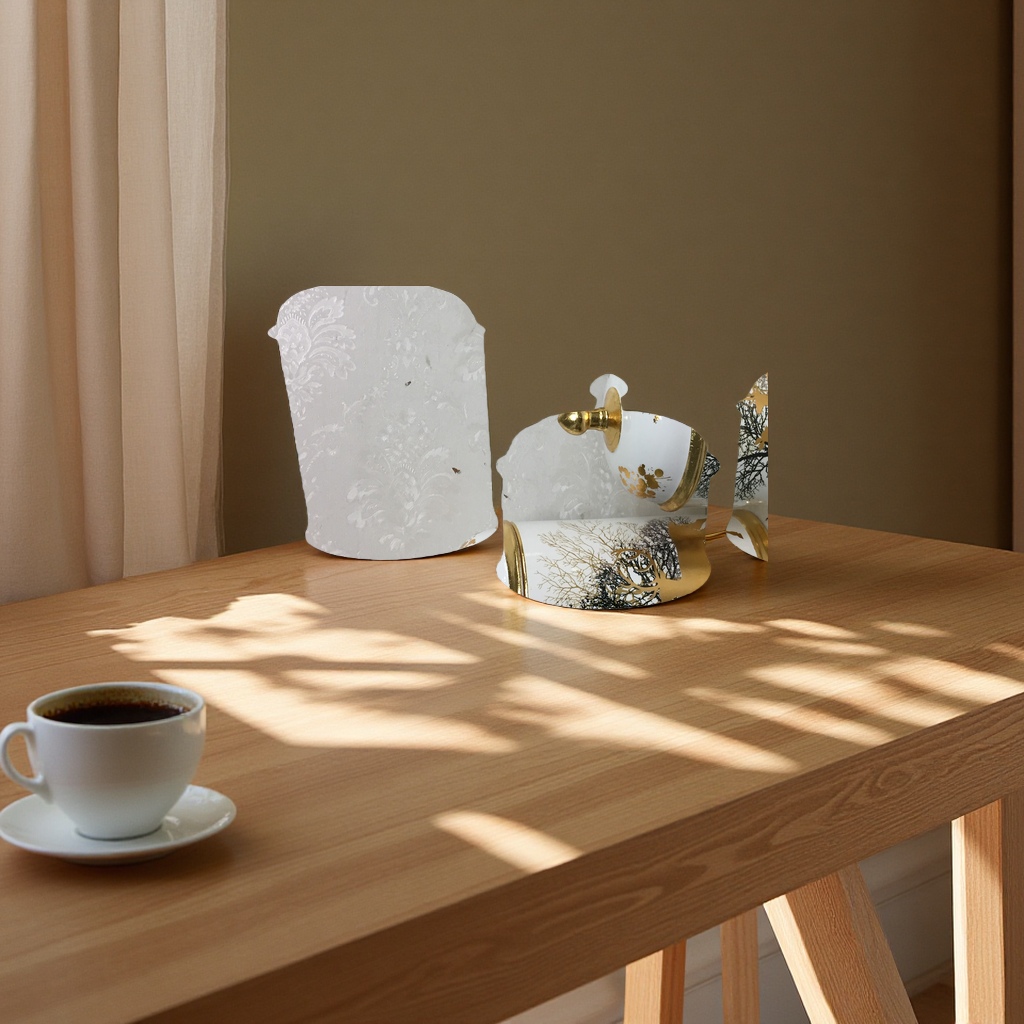 Ceramic vase ornaments, simple and retro home decoration items, living room table decorations