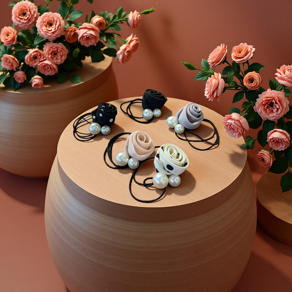 Korean-style hair band for women, fashionable hair tie and hair band details Picture