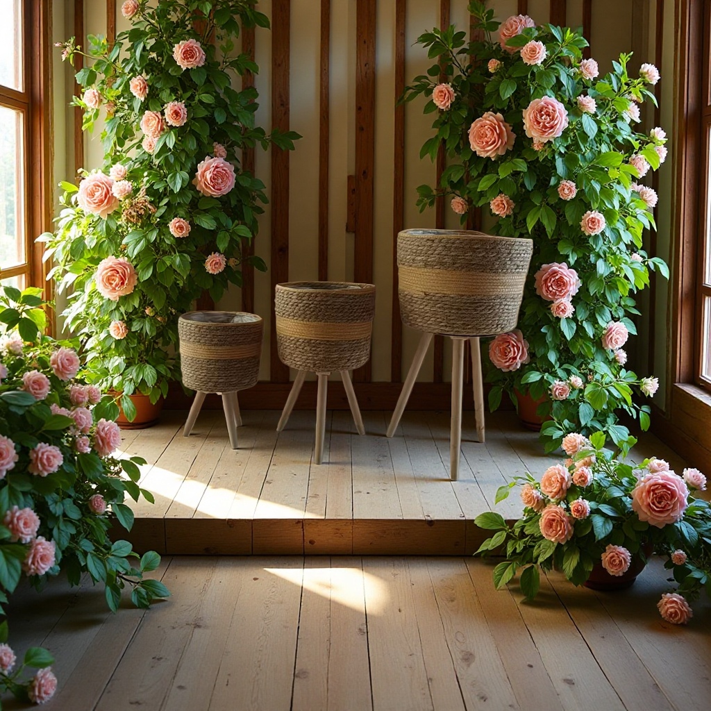 Ironwork geometric stand wedding decoration TV hanger and flower stand combination details Picture