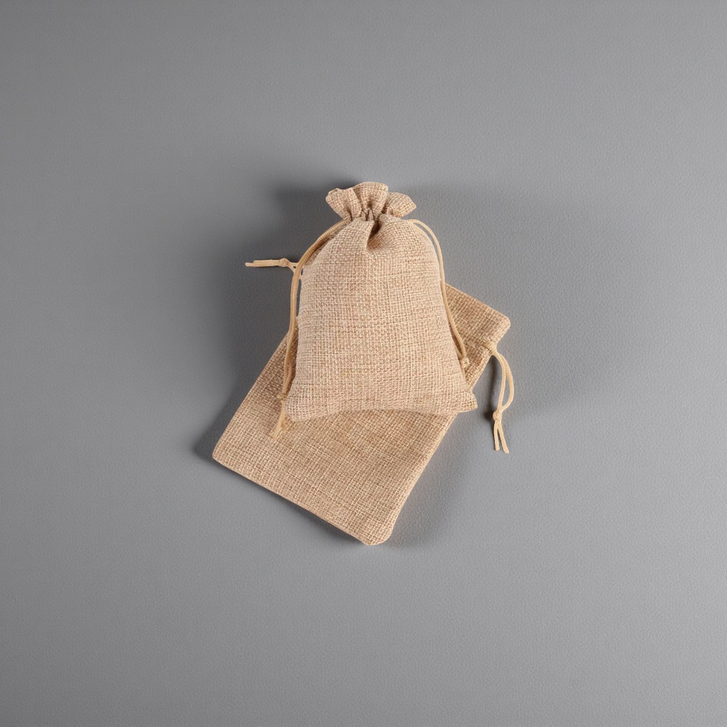 Simple and environmentally friendly cotton and linen gift bags as gift packaging bags details Picture