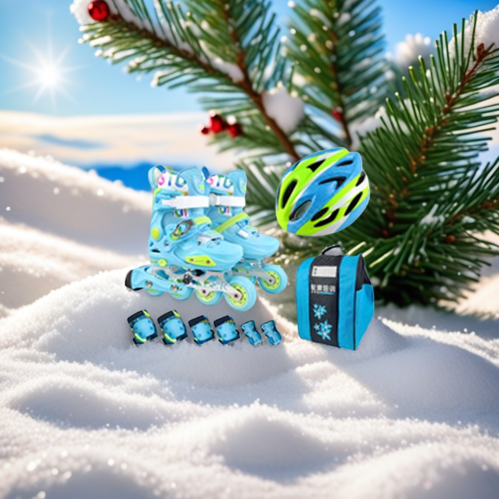 旱冰鞋儿童滑轮鞋42码防滑耐磨静音轮子