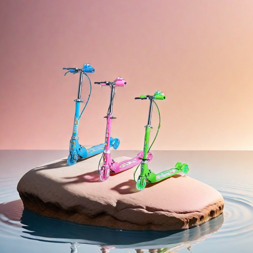 儿童滑板车轻便折叠代步车男孩女孩玩具出行工具095447304