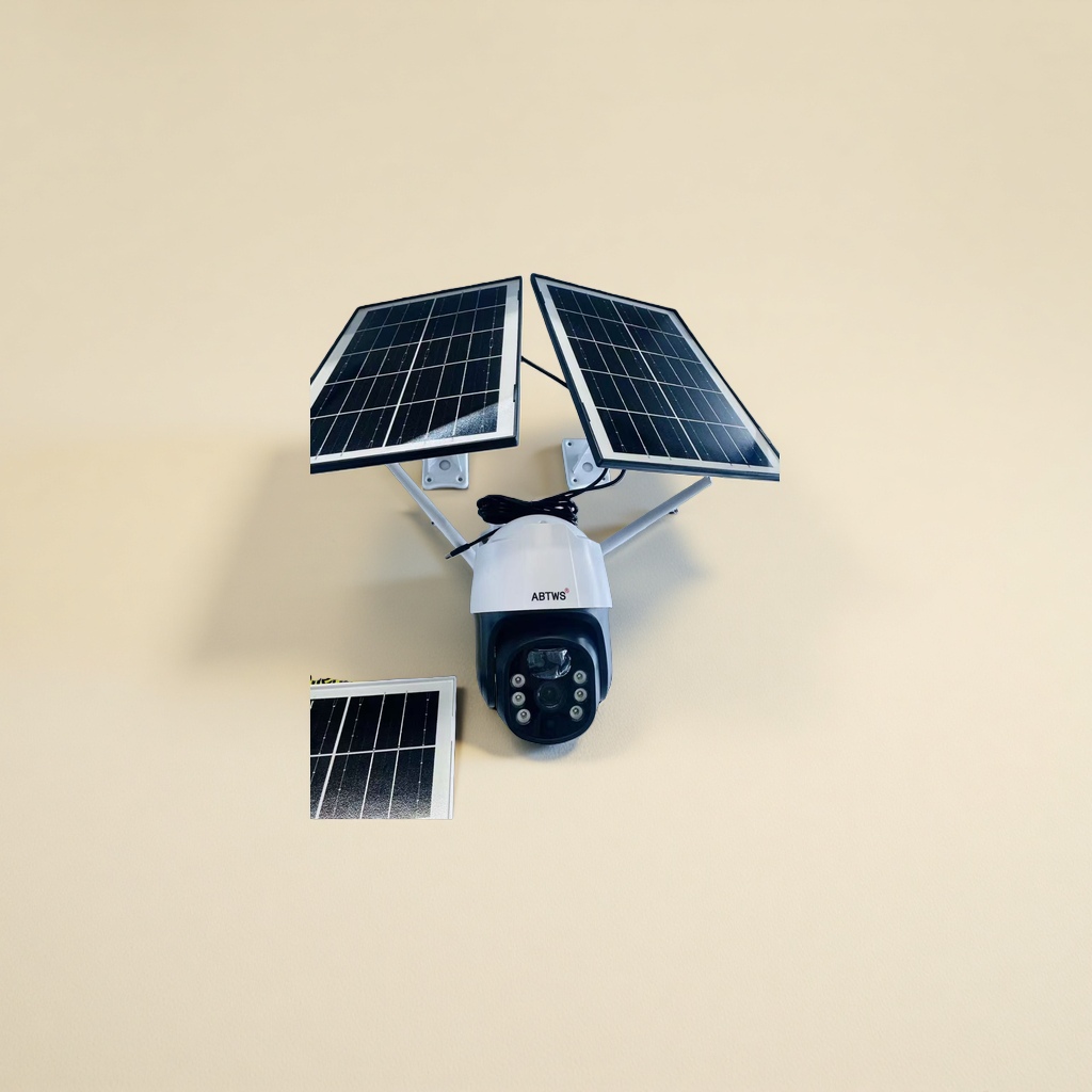 Solar-powered surveillance camera, high-definition night vision, waterproof, home outdoor intelligent security details Picture