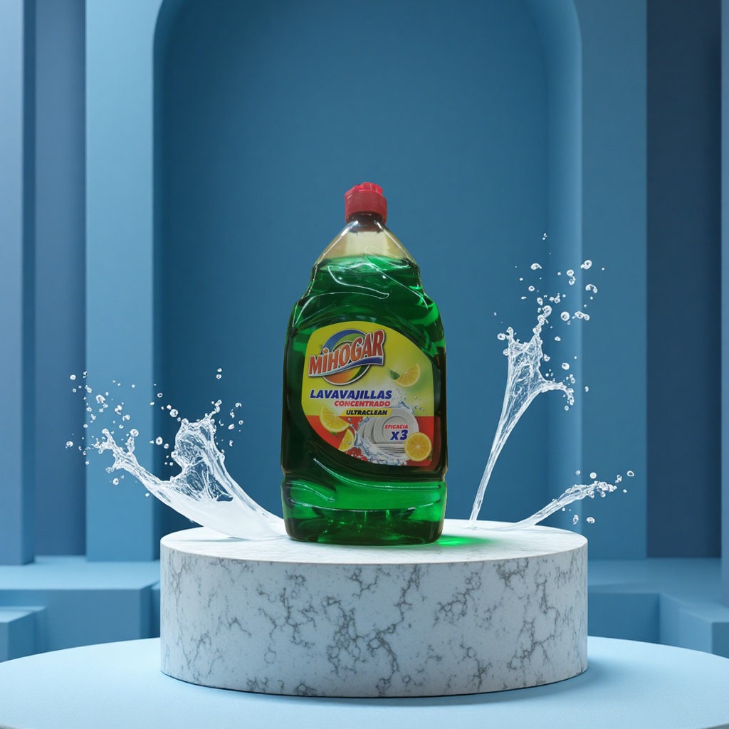 Spanish highly concentrated plant-based detergent
