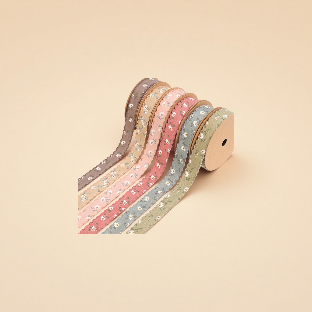 Flower bundling decorative webbing, clothing accessories, toothed webbing details Picture