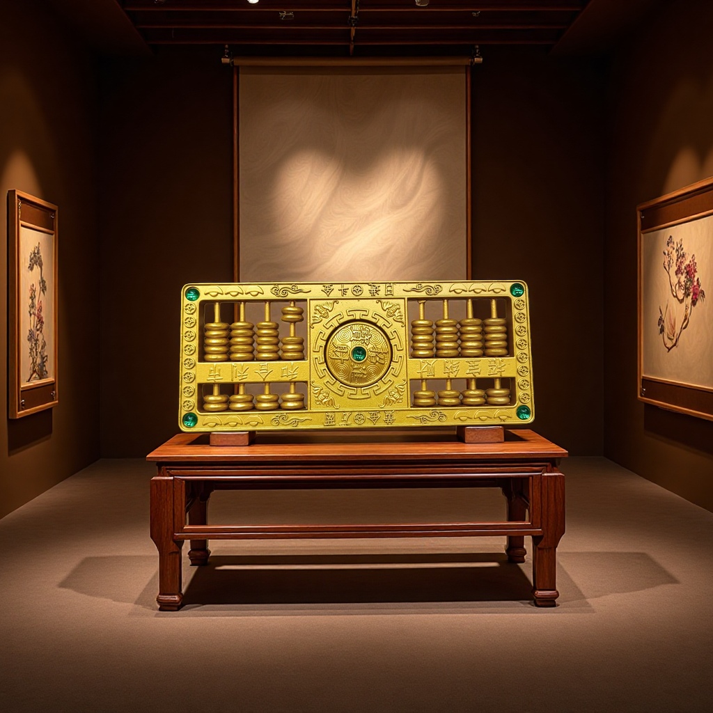 Exquisite abacus ornaments made of copper by Zhonggong craftsmanship details Picture