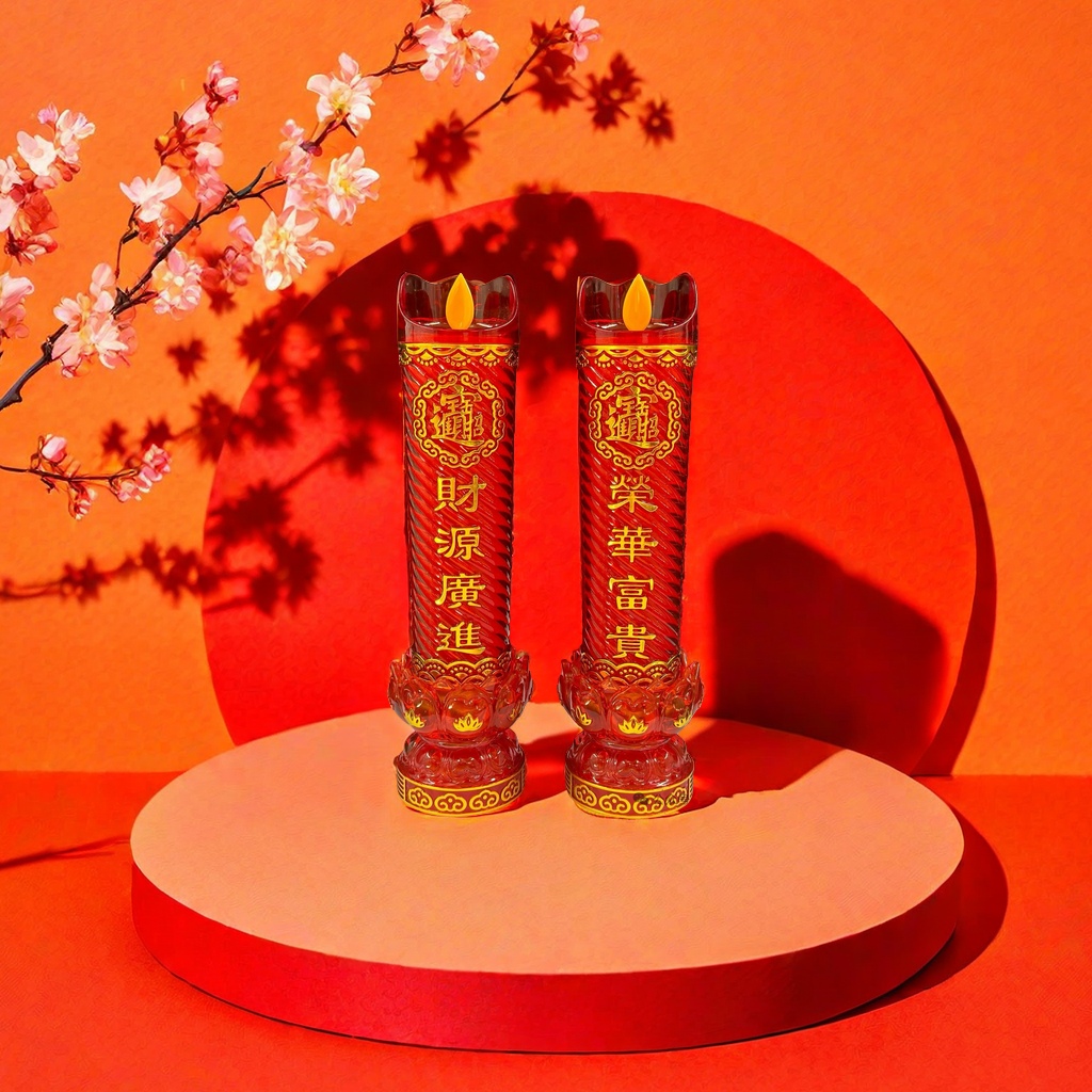 Electric candles, LED electric candles, wedding battery, plug-in dual-purpose simulation candle lamps, candles, electric candles Specification image