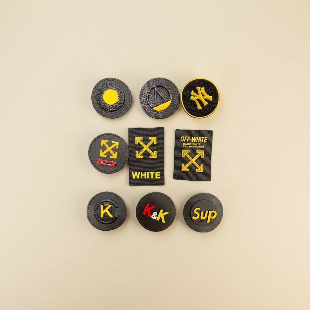 Leather labels, leather tags, pocket labels, PVC trademarks, decorative leather labels, embroidered leather labels, children's nameplates, patch shoe labels, accessories Specification image