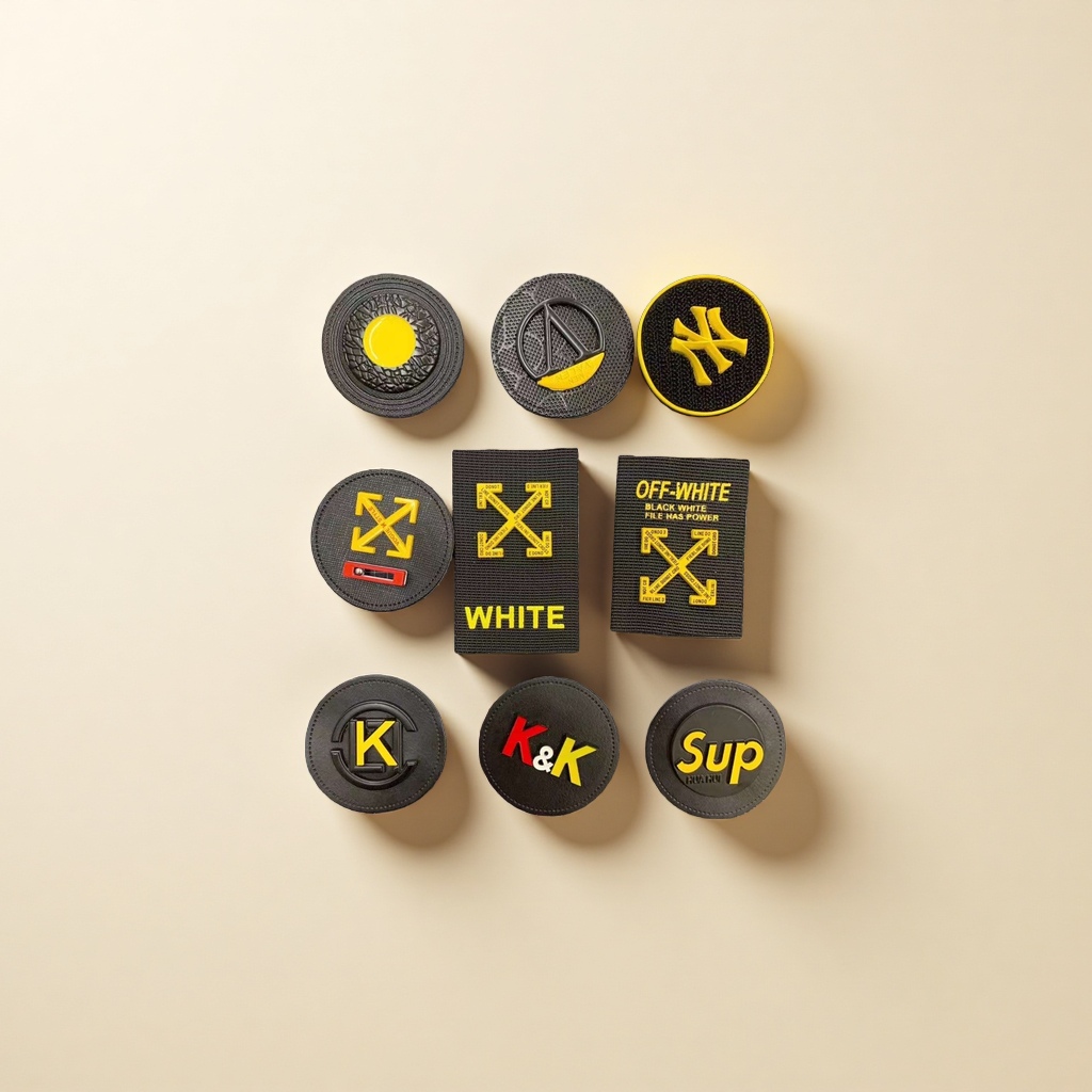 Leather labels, leather tags, pocket labels, PVC trademarks, decorative leather labels, embroidered leather labels, children's nameplates, patch shoe labels, accessories details Picture