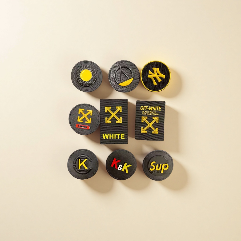 Leather labels, leather tags, pocket labels, PVC trademarks, decorative leather labels, embroidered leather labels, children's nameplates, patch shoe labels, accessories Application Scenario