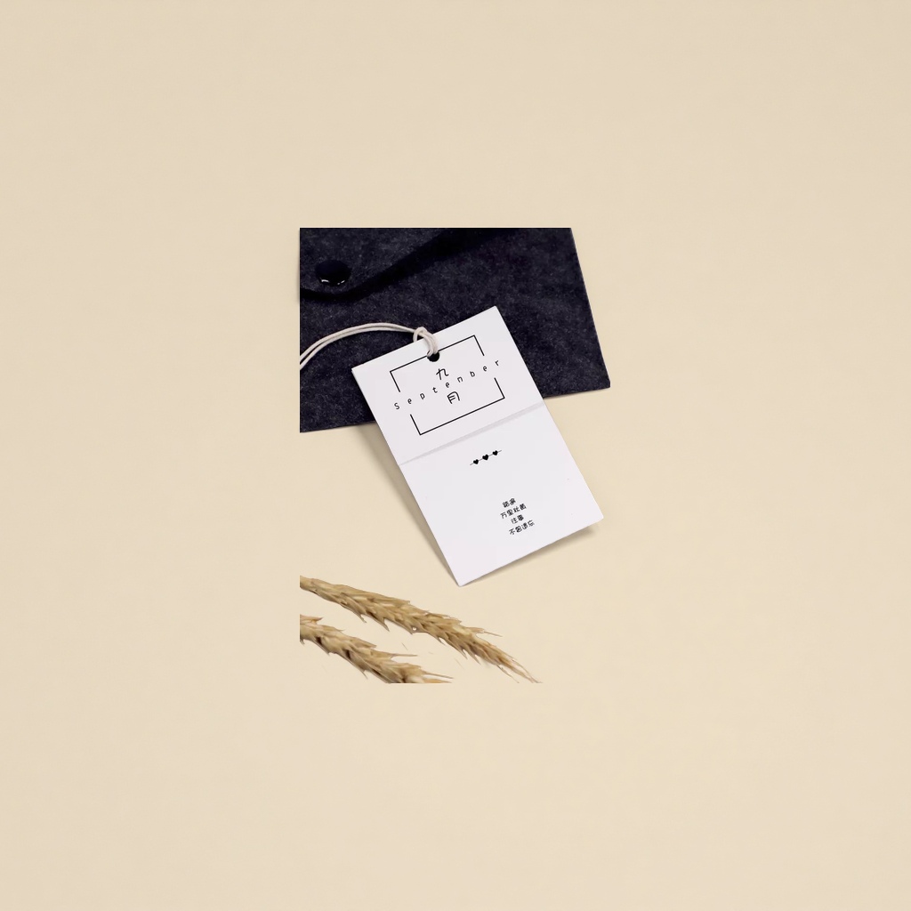 Customized clothing tags, custom-made clothing labels, women's clothing tags, children's clothing tags Application Scenario