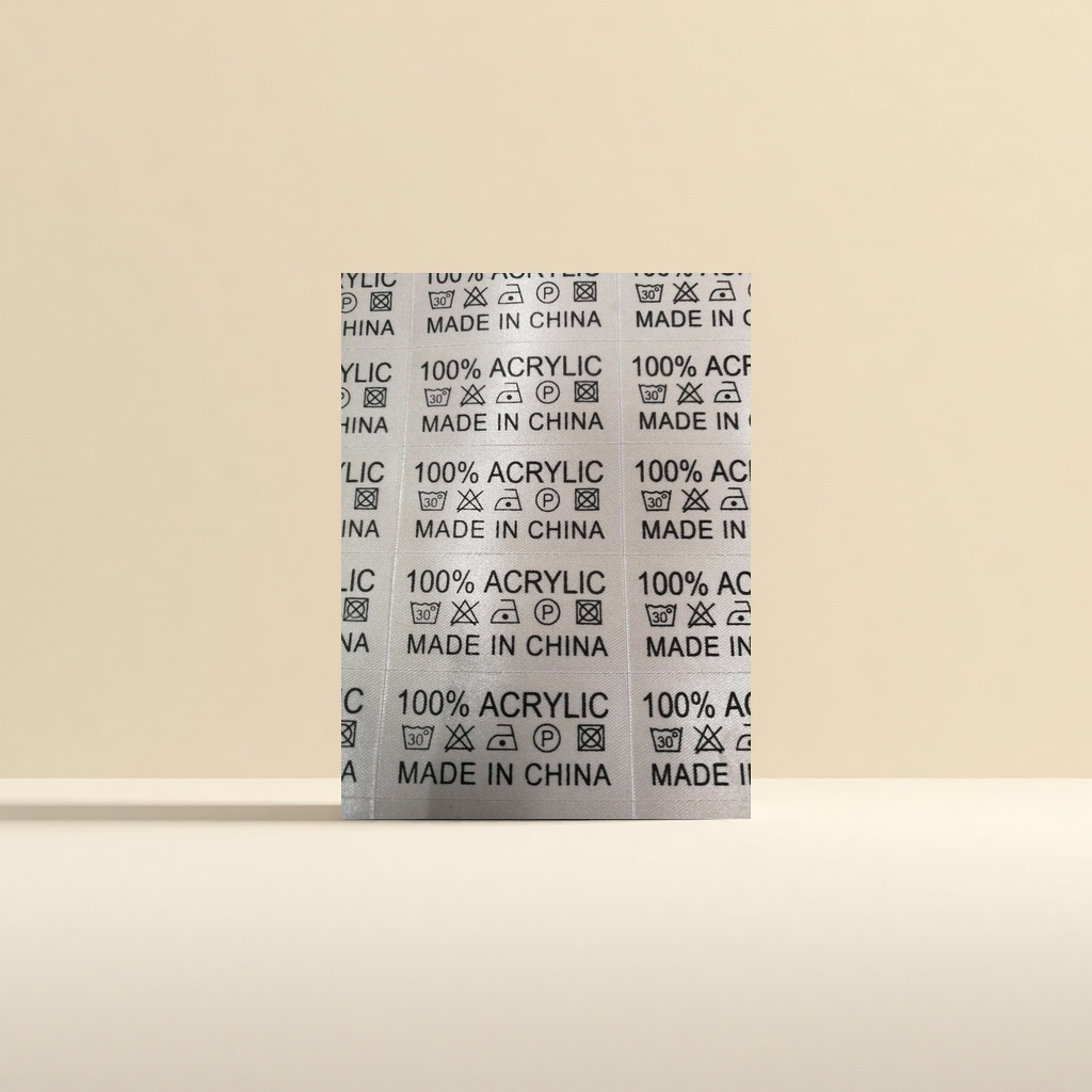 Custom-made fabric stickers for clothing, accessories and accessories, washed label fabric stickers in stock Application Scenario