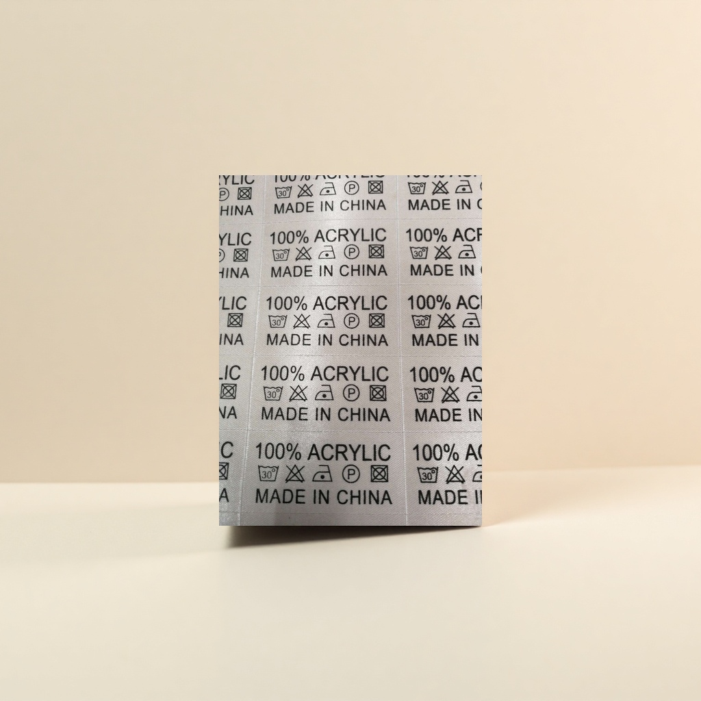 Custom-made fabric stickers for clothing, accessories and accessories, washed label fabric stickers in stock details Picture